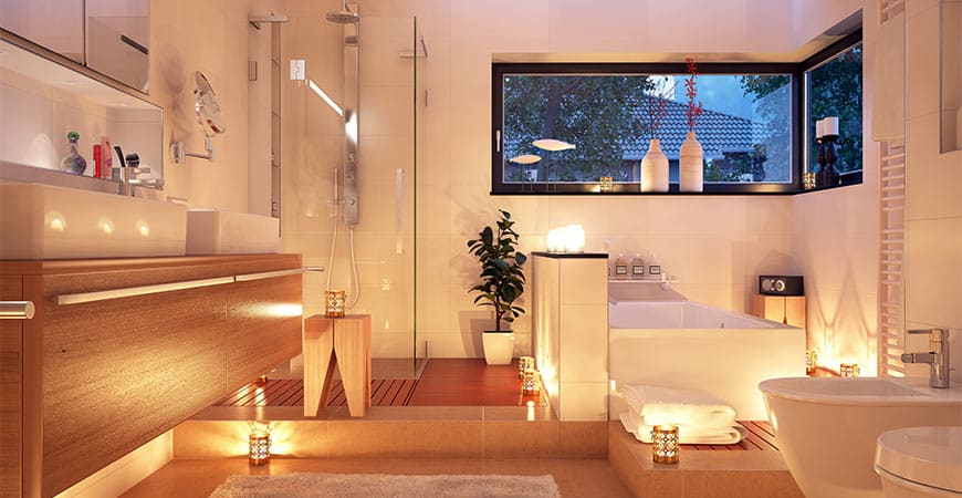 luxurious bathroom on a budget